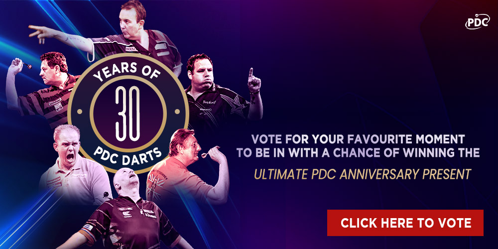 30 years of PDC darts vote