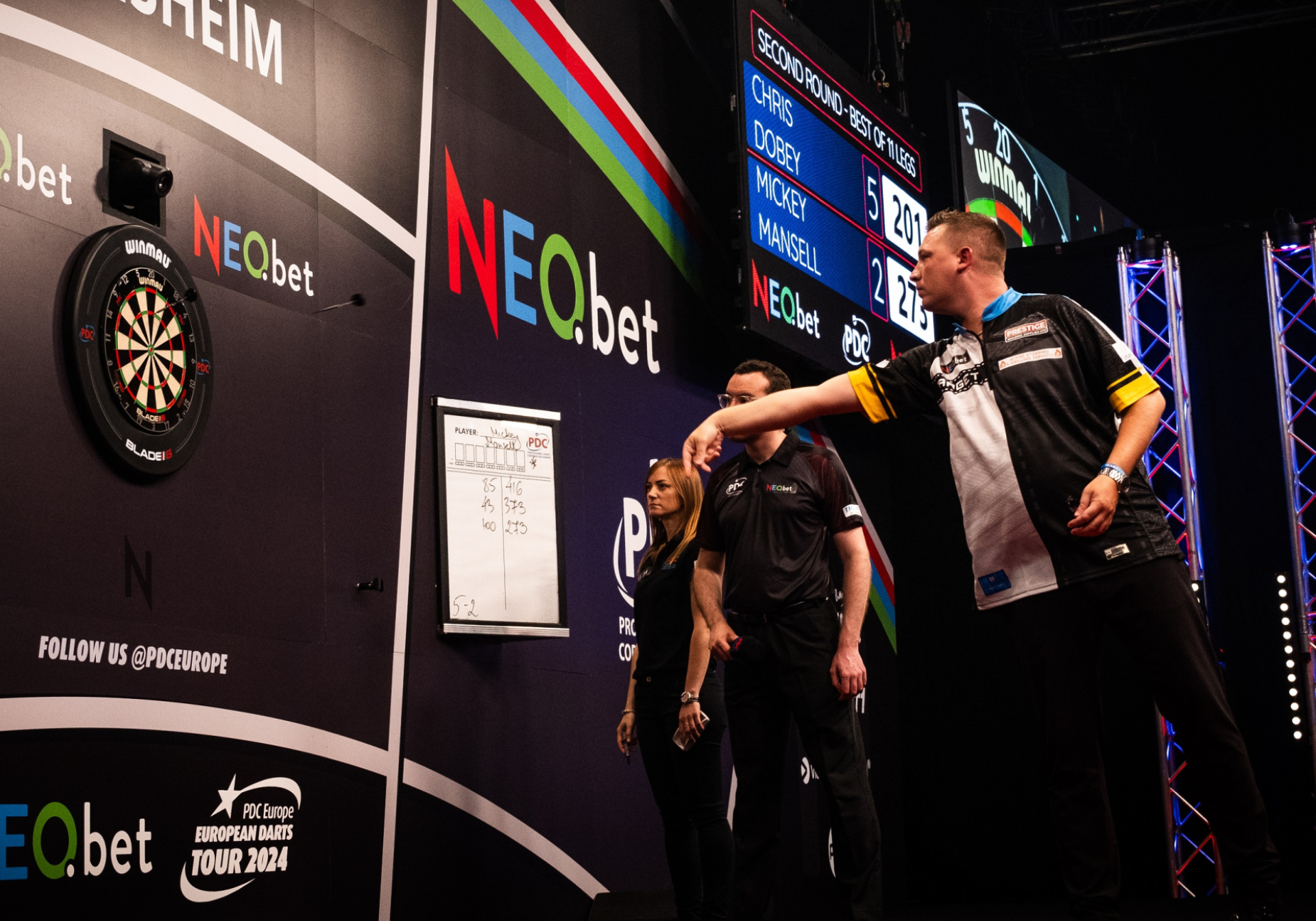 Brilliant Dobey sets up Schindler showdown in Hildesheim | PDC