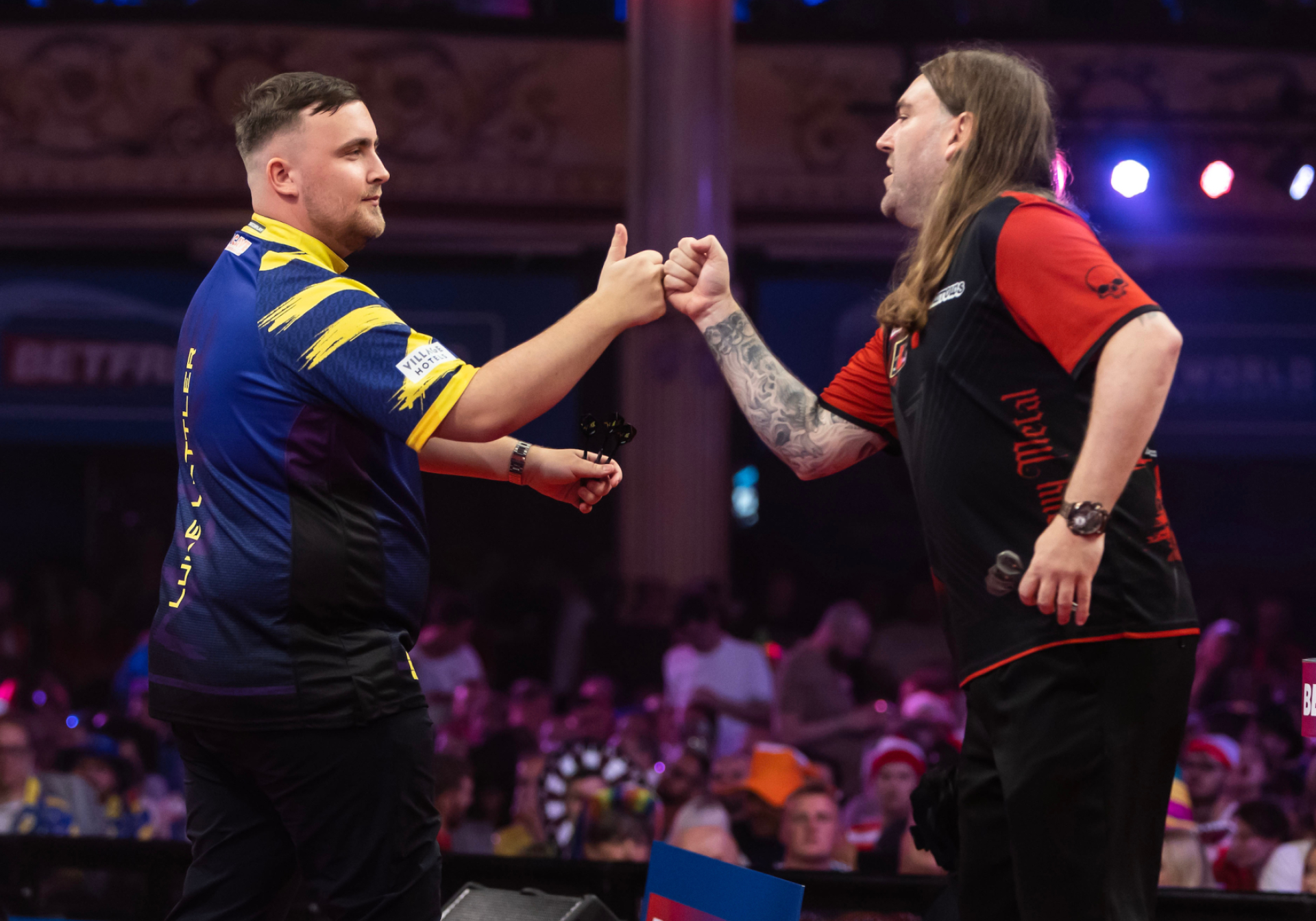 Luke Littler and Ryan Searle