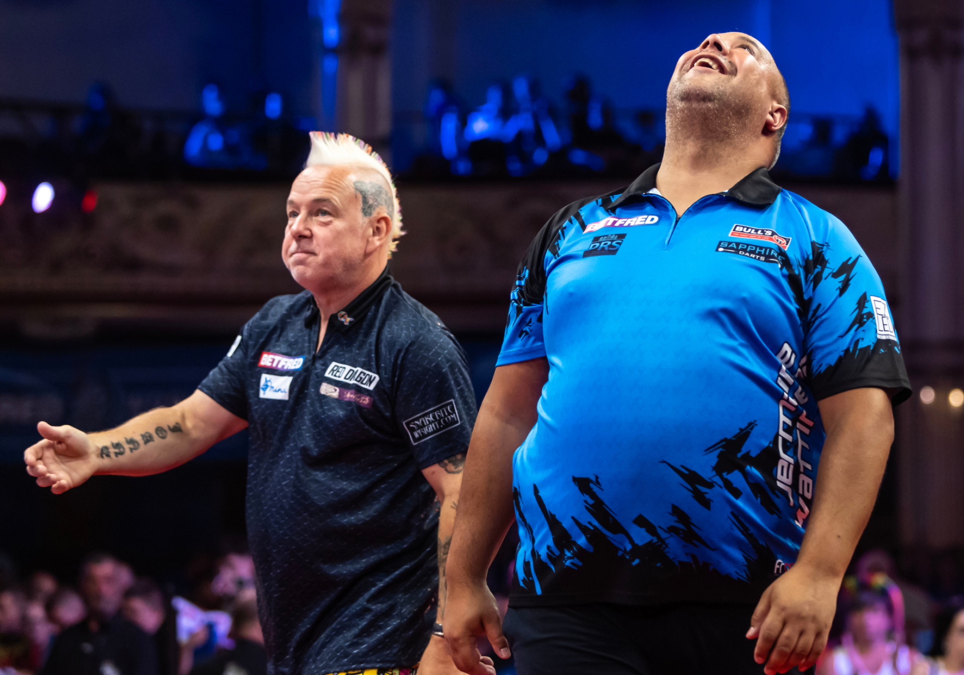 Peter Wright and Jermaine Wattimena