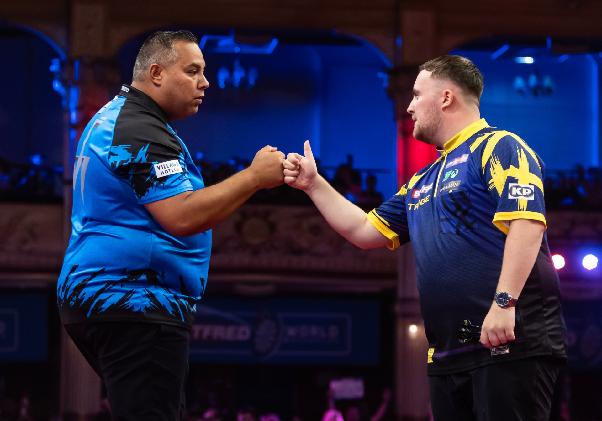 Jermaine Wattimena and Luke Littler