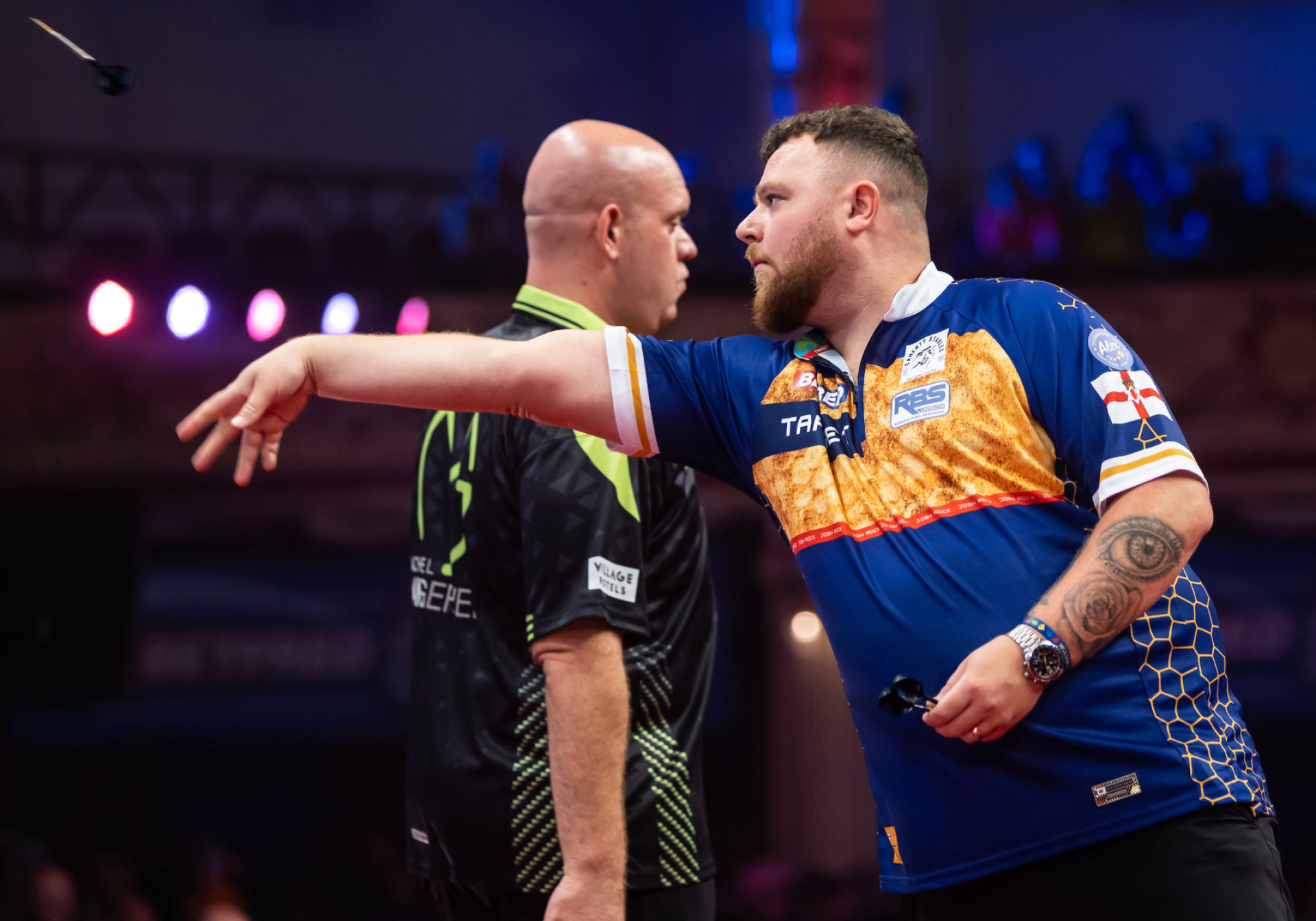 Josh Rock and Michael van Gerwen