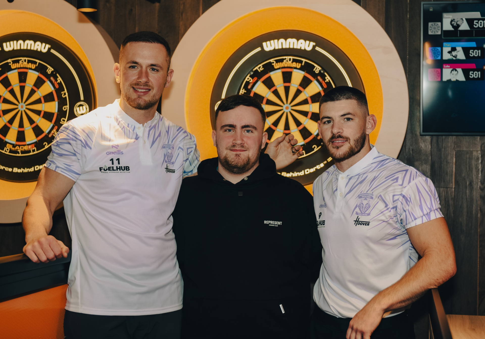 Luke Littler visits Village Darts Social