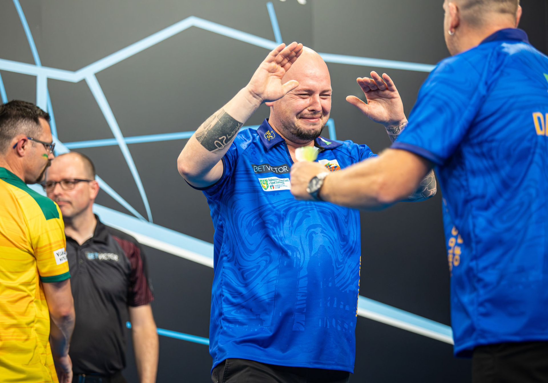 Team Italy - 2024 BetVictor World Cup of Darts - Jonas Hunold/PDC Europe