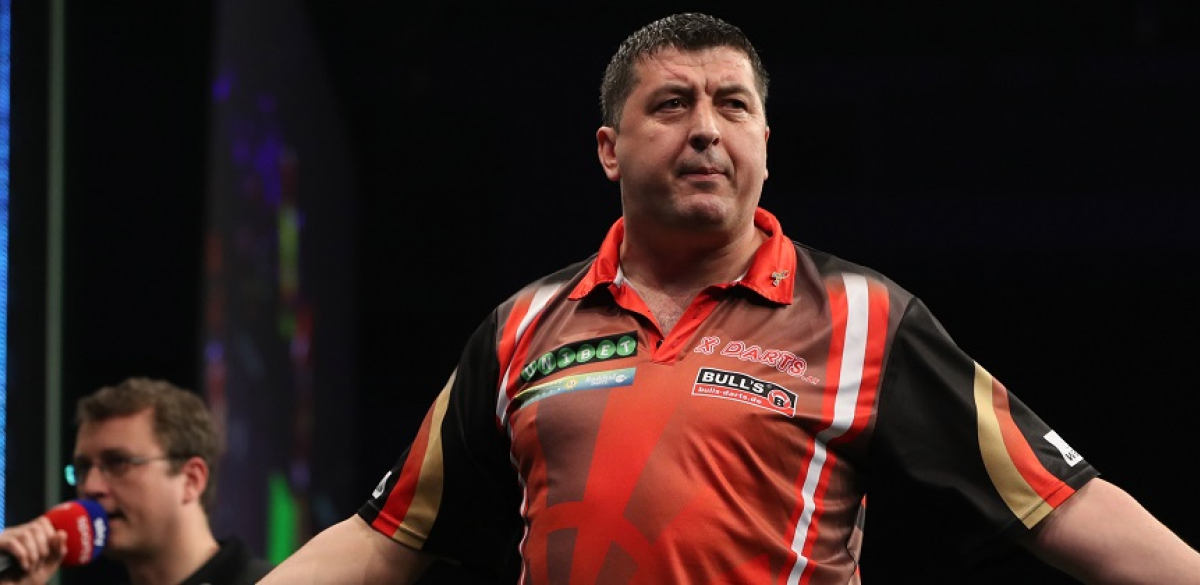 Mensur Suljovic - Unibet Premier League (Lawrence Lustig, PDC)