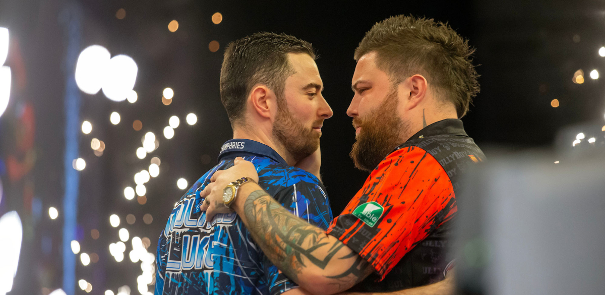 Luke Humphries & Michael Smith (Simon O'Connor/PDC)