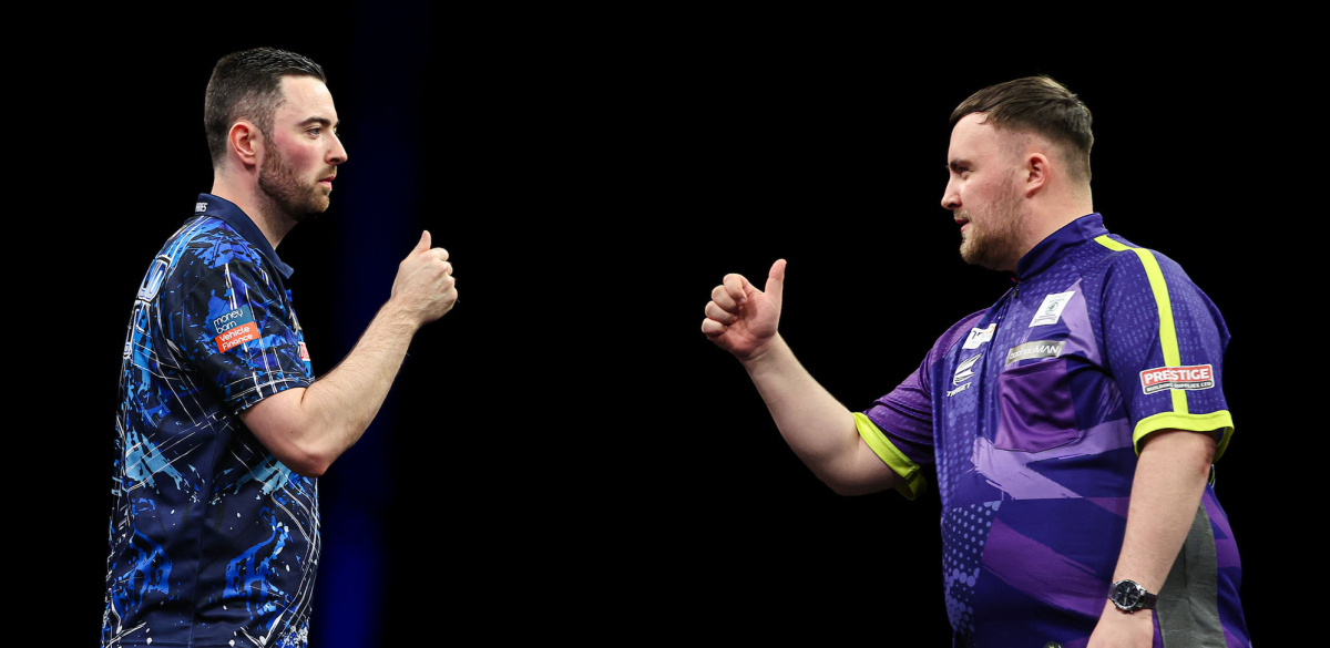 Luke Humphries & Luke Littler (Kieran Cleeves/PDC)